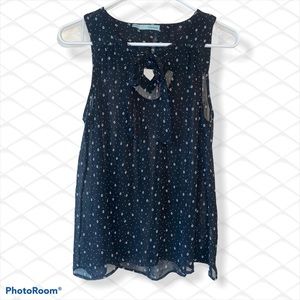 Maurices Sheer Black Tank Blouse